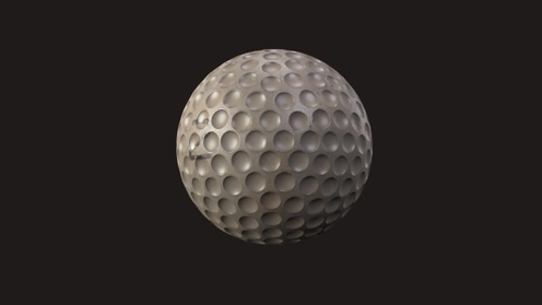 3D Model: Golf Ball