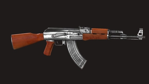 3D Model: Gun AK47 Rifle