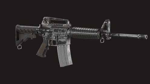 3D Model: Gun AR15 Rifle