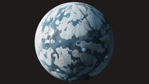 3D Model: Ice Planet 6