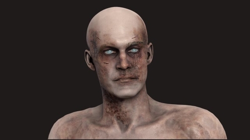 3D Model: Male Zombie Textures