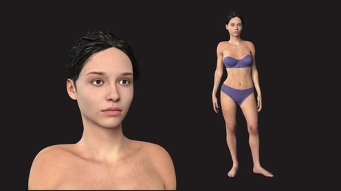 3D Model: Mannequin Female