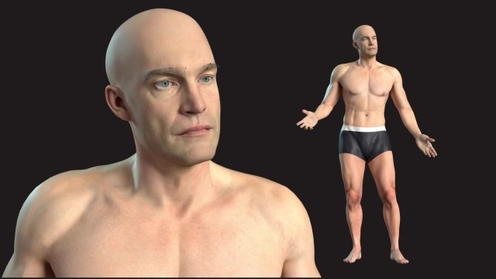3D Model: Mannequin Male