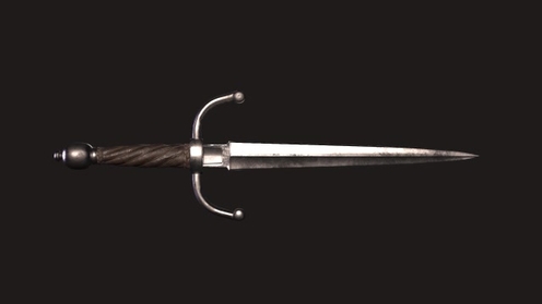 3D Model: Medieval Dagger