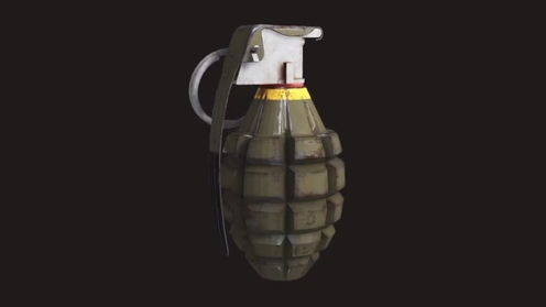 3D Model: Mk2 Grenade