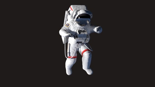 3D Model: Modern Astronaut