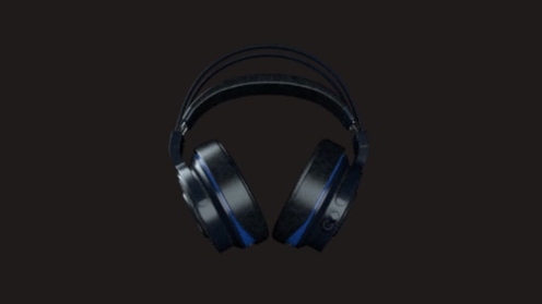3D Model: Modern Headphones