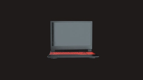 3D Model: Modern Laptop