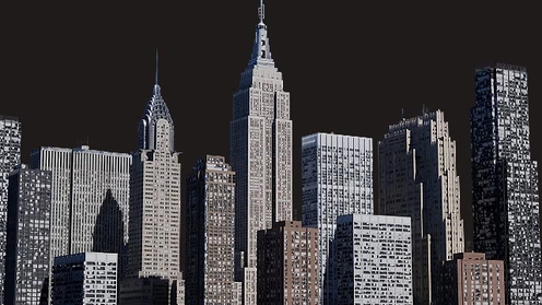 3D Model: New York Skyscrapers