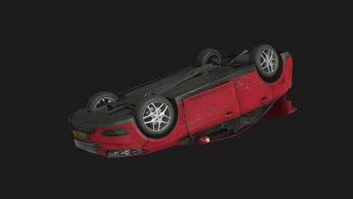 3D Model: Post apocalyptic Car 1