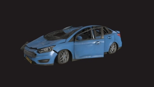 3D Model: Post apocalyptic Car 2