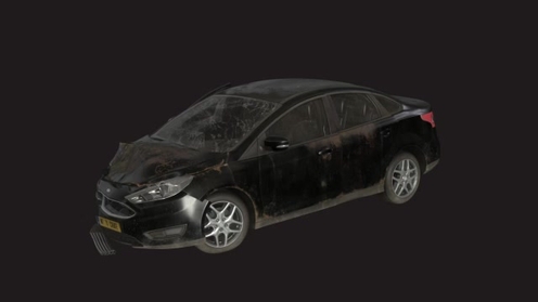 3D Model: Post apocalyptic Car 4