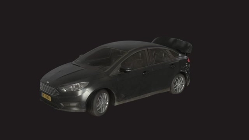 3D Model: Post apocalyptic Car 7