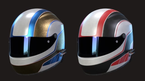 3D Model: Racecar Helmet