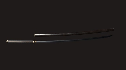 3D Model: Samurai Katana