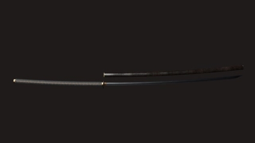 3D Model: Samurai Nodachi