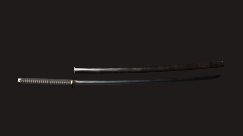 3D Model: Samurai Wakizashi
