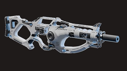 3D Model: Sci Fi Gun Alpfor