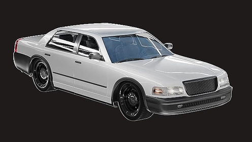 3D Model: Sedan Car 1