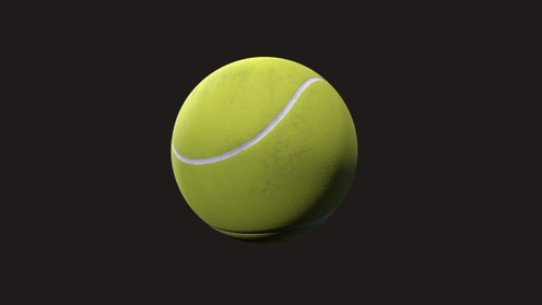 3D Model: Tennis Ball