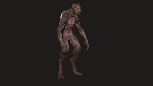 3D Model: Werewolf