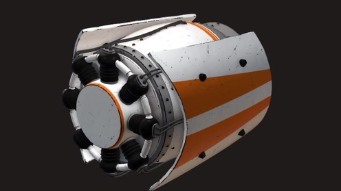 3D Model: Spaceship Engine 2