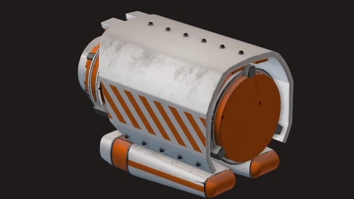 3D Model: Spaceship Engine 3