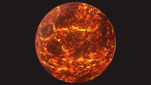 3D Model: Lava Planet 2
