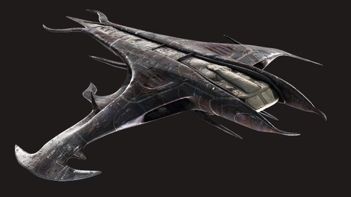 3D Model: Alien Fighter Ship