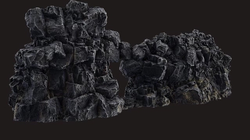 3D Model: Archway Lava Structure