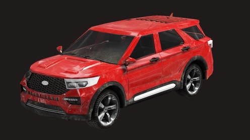 3D Model: Civilian Car 1