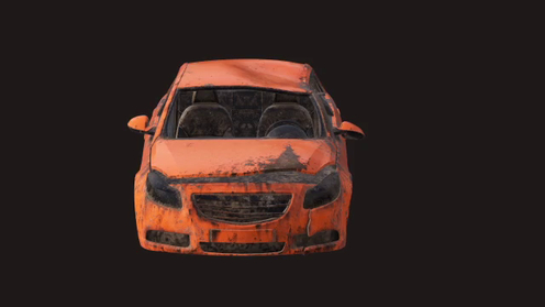 3D Model: Damaged Vehicle 1