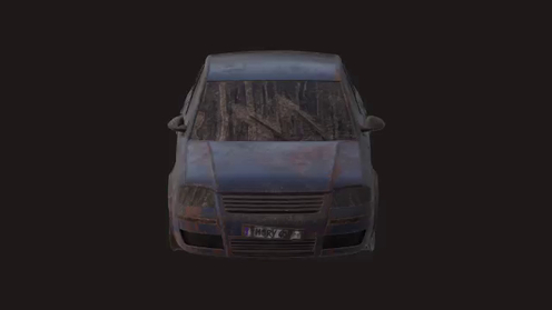 3D Model: Damaged Vehicle 2