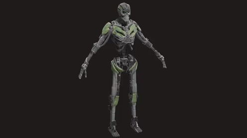 3D Model: Evil Robot Rig (FBX + OBJ)