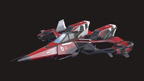 3D Model: Fighter Spaceship