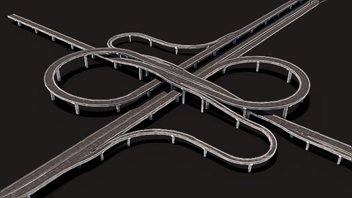 3D Model: Highway Road Modules