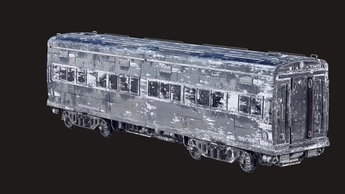 3D Model: Industrial Snow Train