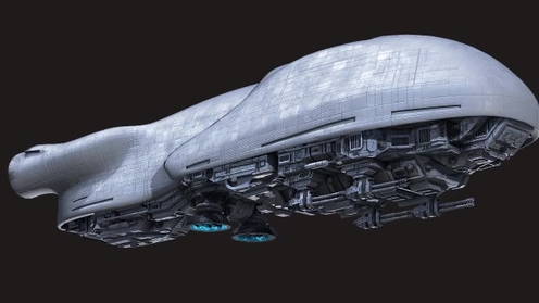 3D Model: Invader Spaceship 1