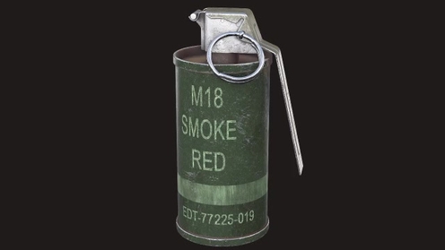 3D Model: M18 Smoke Grenade