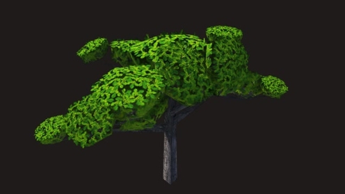 3D Model: Oak Tree Low Poly 1