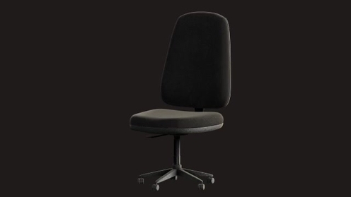 3D Model: Office Chair Black