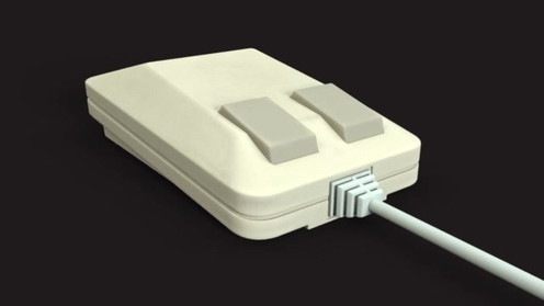 3D Model: Retro Computer Mouse