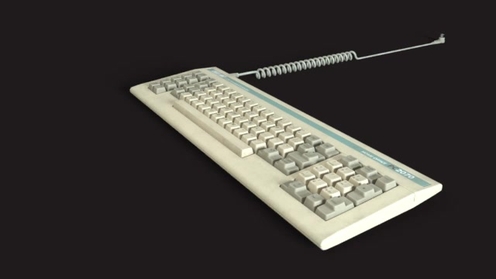3D Model: Retro Keyboard