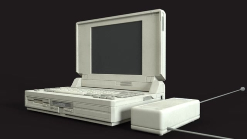3D Model: Retro Laptop