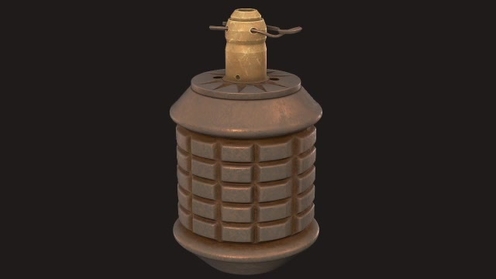 3D Model: Type 97 Grenade