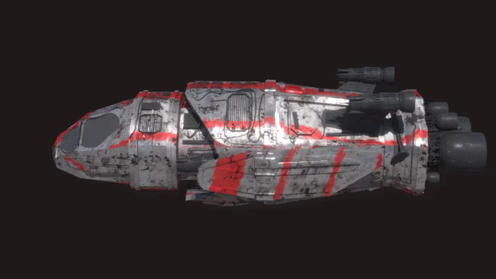 3D Model: USS SpaceCrate Mach II